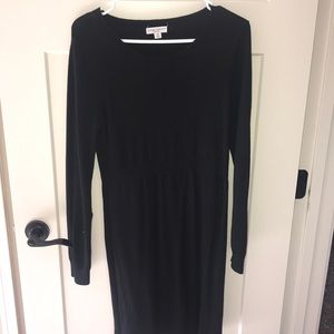 Black Maternity Sweater Tunic